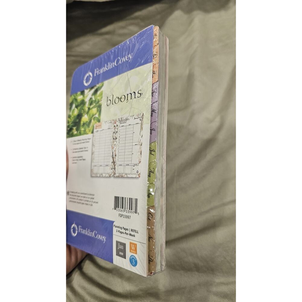 Franklin Covey Compact Size Yearly Planner Page 2 Pages/week NIP 2009 2026 Dates - Picture 5 of 6